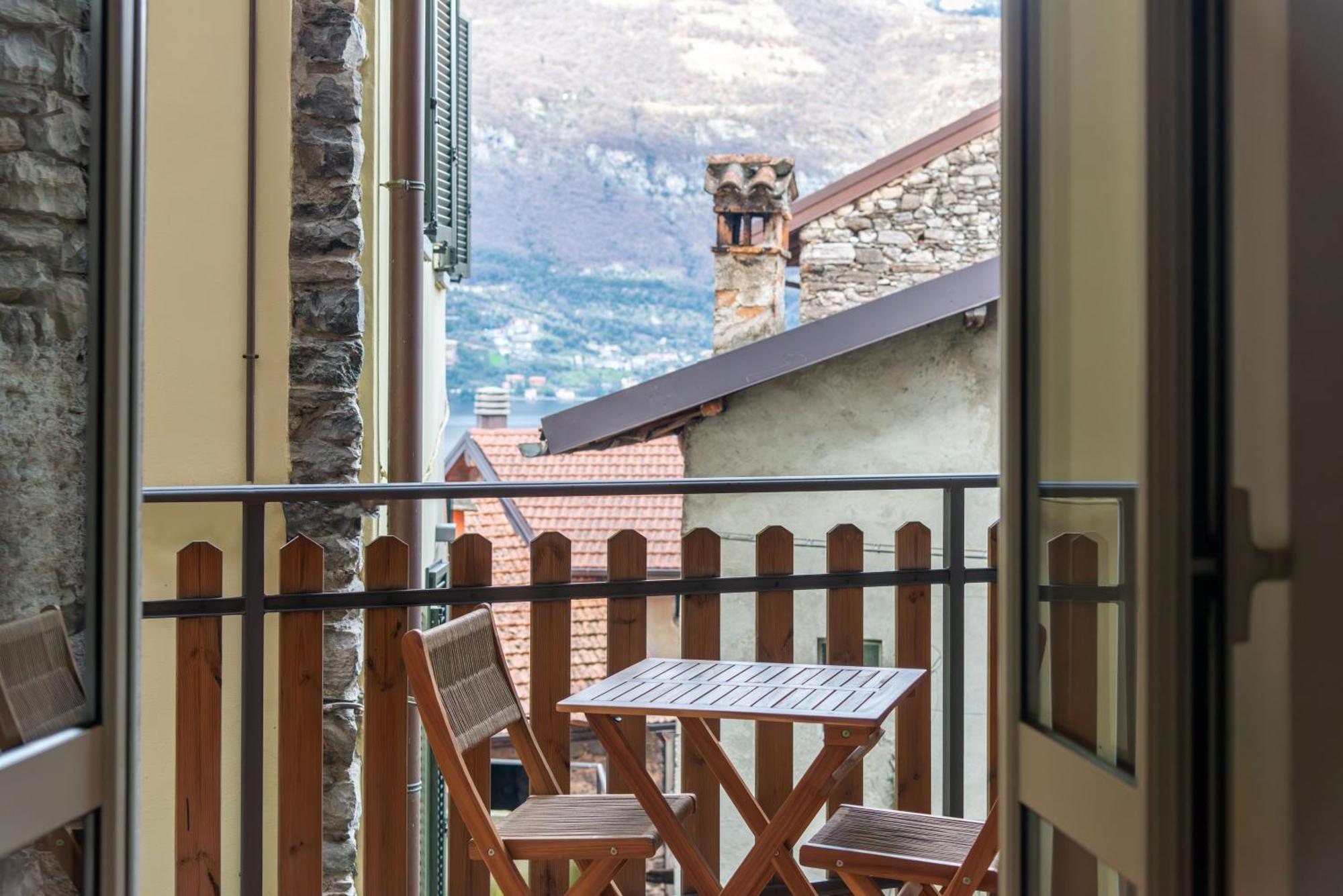 New Stone House Lake View - 1 Lezzeno Bagian luar foto